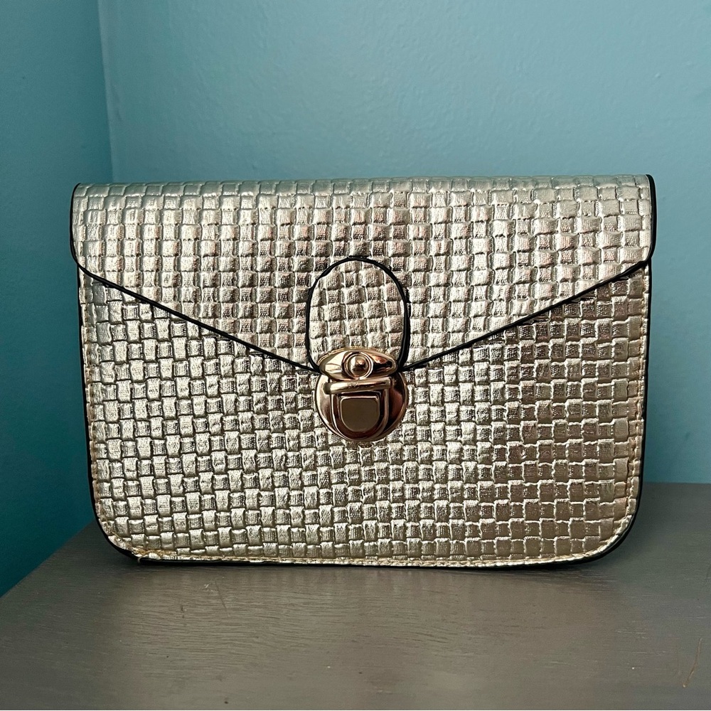 Vintage Style Gold Clutch